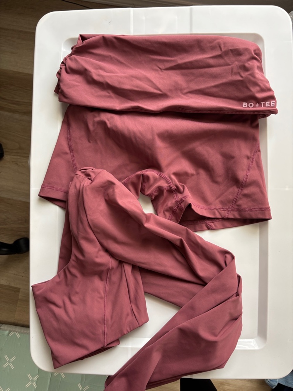 BO+TEE Rose Dust Sports Bra - Supportive Activewear Top